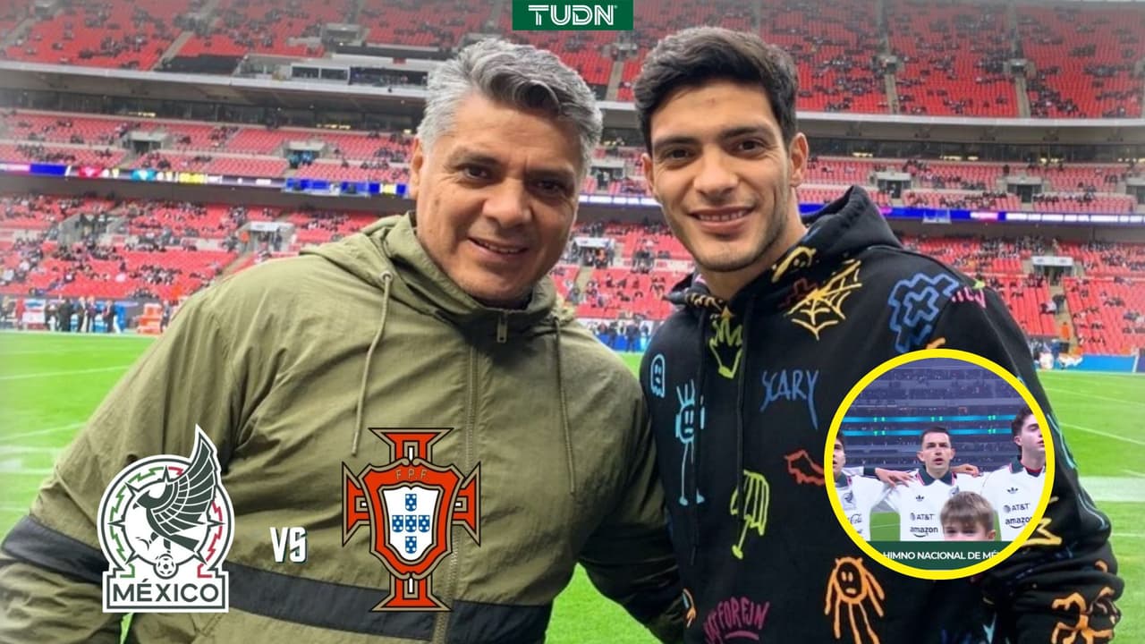 ¡Rinden homenaje al padre de Raúl Jiménez en México vs. Portugal!