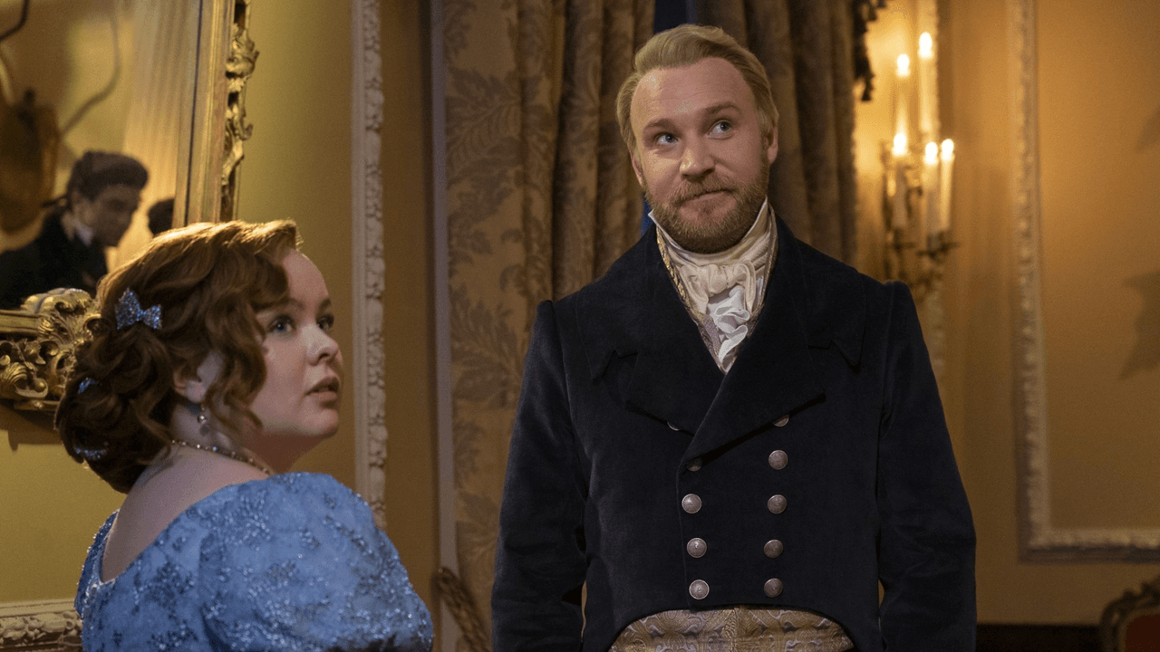 Lord Debling y Penelope en 'Bridgerton 3'.