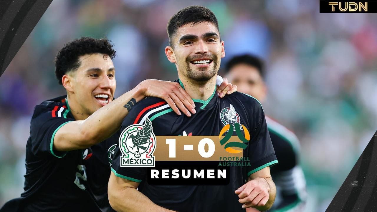 Resumen | Johan Vázquez le da el triunfo a México sobre Australia