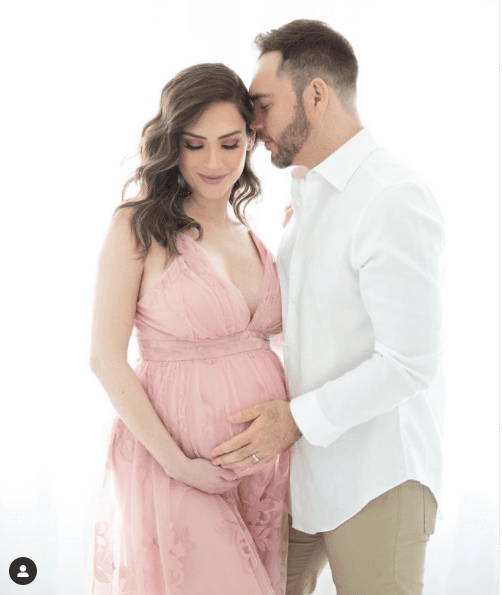 Michelle reveló en febrero del año pasado, poco antes del brote público de la pandemia, que estaba embarazada.