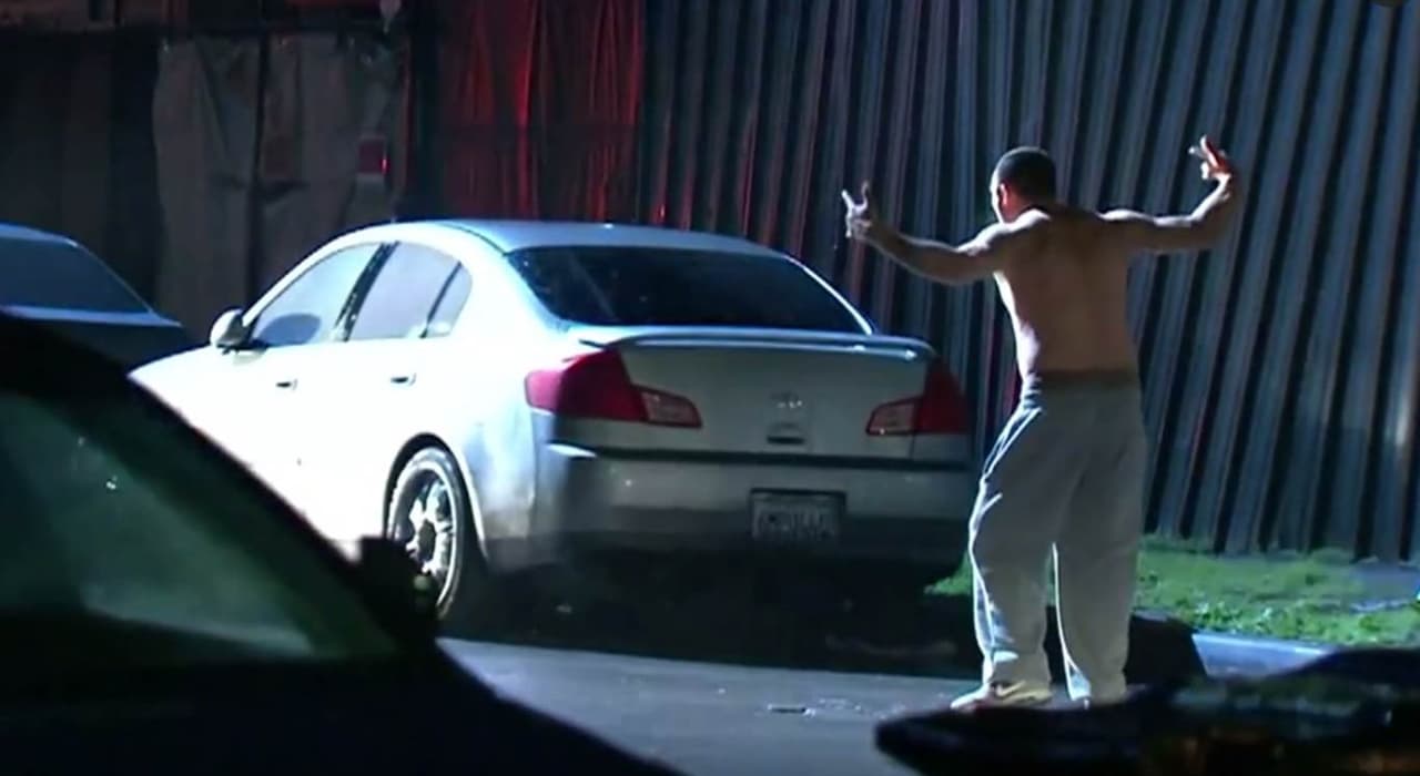 ‘¡Dispárenme!’, el desafío que lanzó un hombre a policías de Los Ángeles