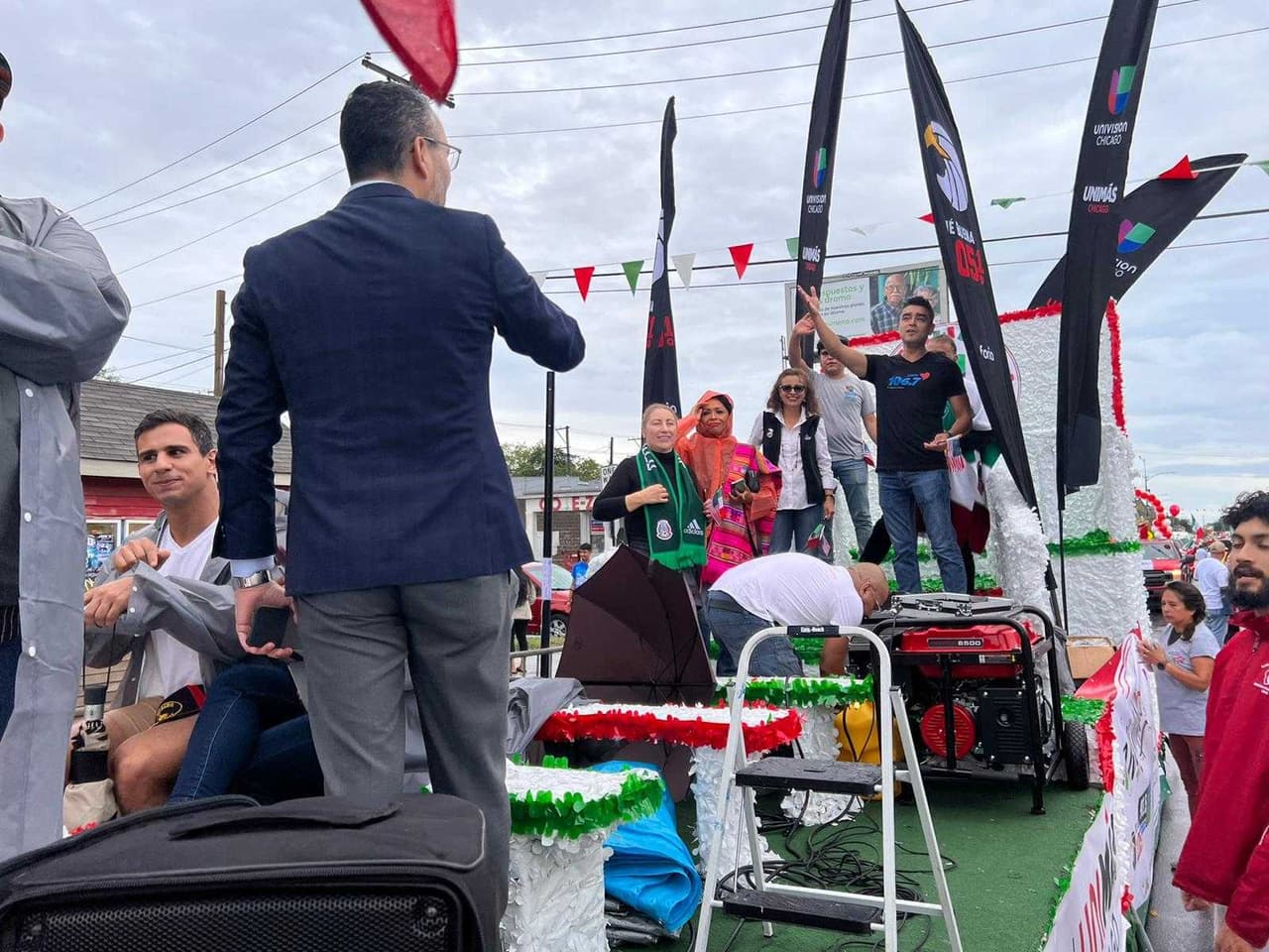 Desfile día de la Independencia de México en La Villita. Este 2022, la celebración por la Independencia de México regresó al vecindario mexicano luego de ser suspendida dos años debido a la pandemia de covid. 
<br>