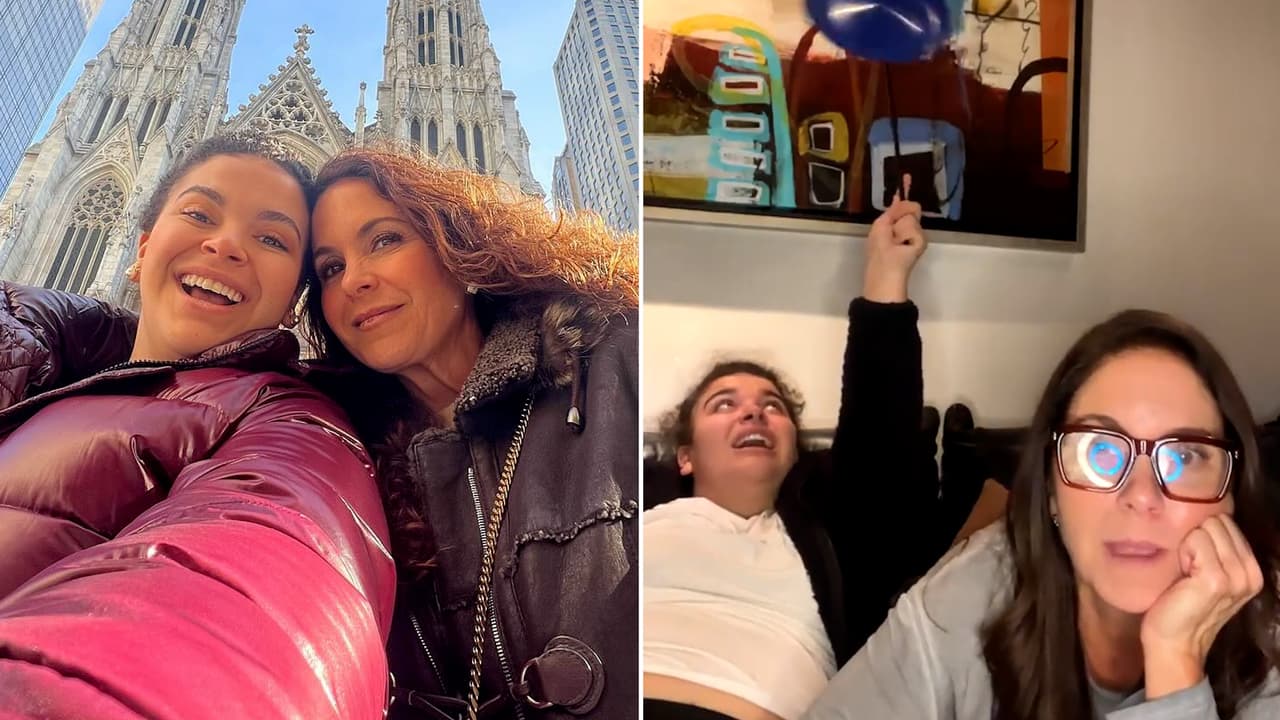 Golpeada y sin dormir: Lucerito Mijares otra vez tuvo que pedir perdón a su mamá