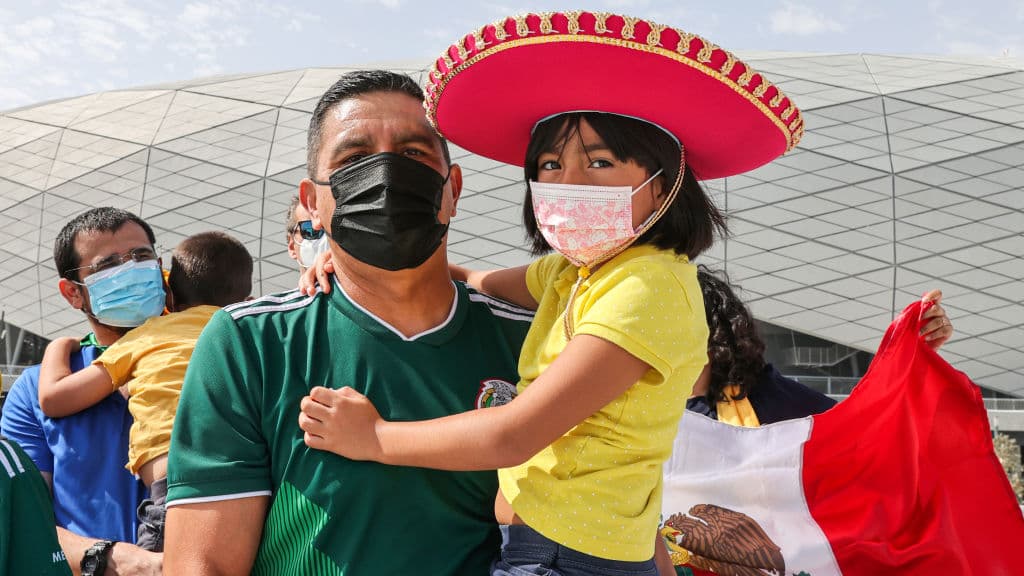 Los aficionados llegaron al Education City Stadium para alentar a los Tigres de la UANL, el flamante representante de la Concacaf.
