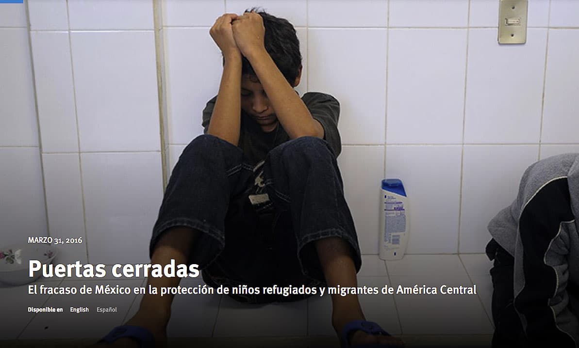México no protege a los niños migrantes que buscan asilo, denuncia Human Rights Watch