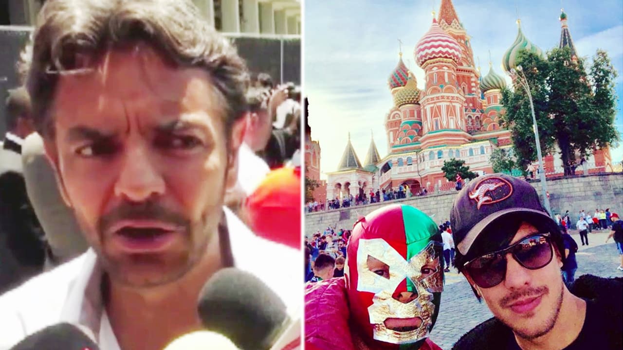 Eugenio Derbez se divirtió en grande en su viaje por Rusia (y hasta convivió con la Selección Mexicana)