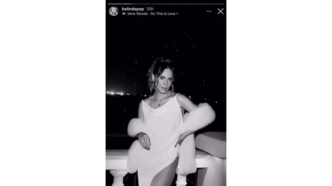 Belinda presumió un espectacular look