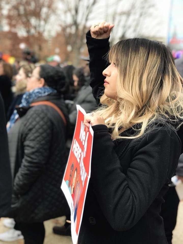 La dreamer Sarahí Aguilera, quien reside en Kansas.