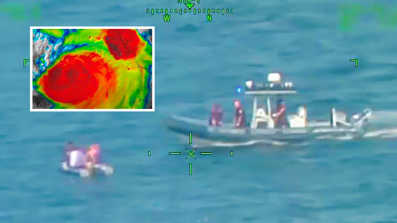 Huracán Milton: Cae al mar un avión pequeño con 4 pasajeros que buscaban alejarse del peligro del ciclón