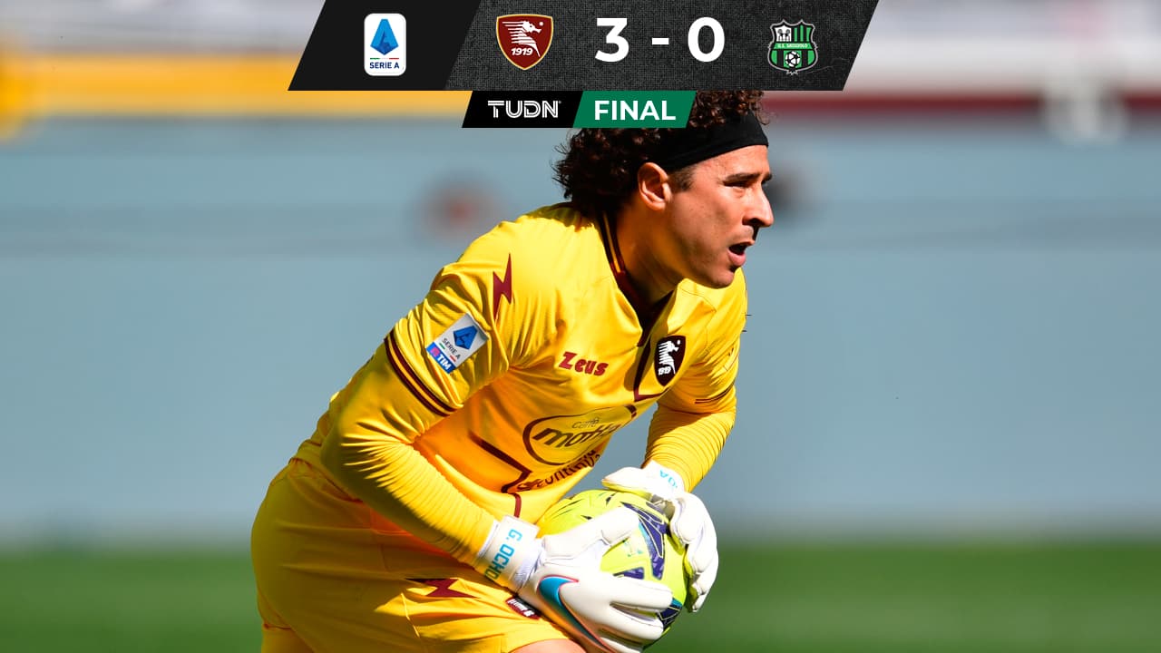 ¡Cerca de la salvación! Memo Ochoa y Salernitana golean a Sassuolo