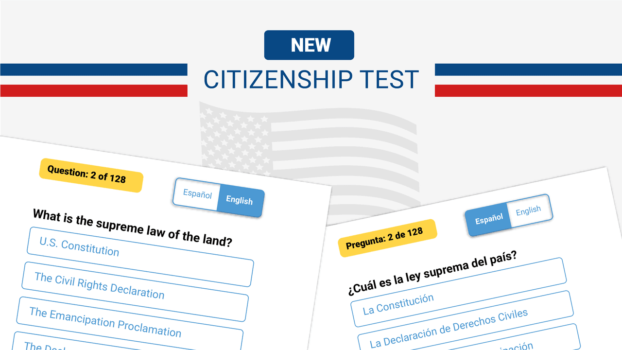 There’s a new U.S. citizenship test: practice the questions and answers with this free quiz