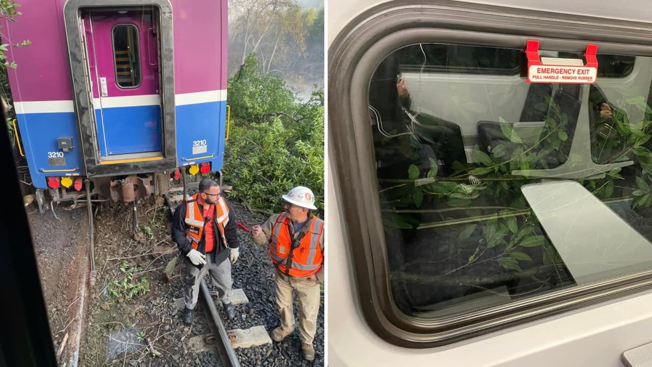 Un nuevo derrumbe alcanza tren de ACE en Sunol, entre Stockton y San José
