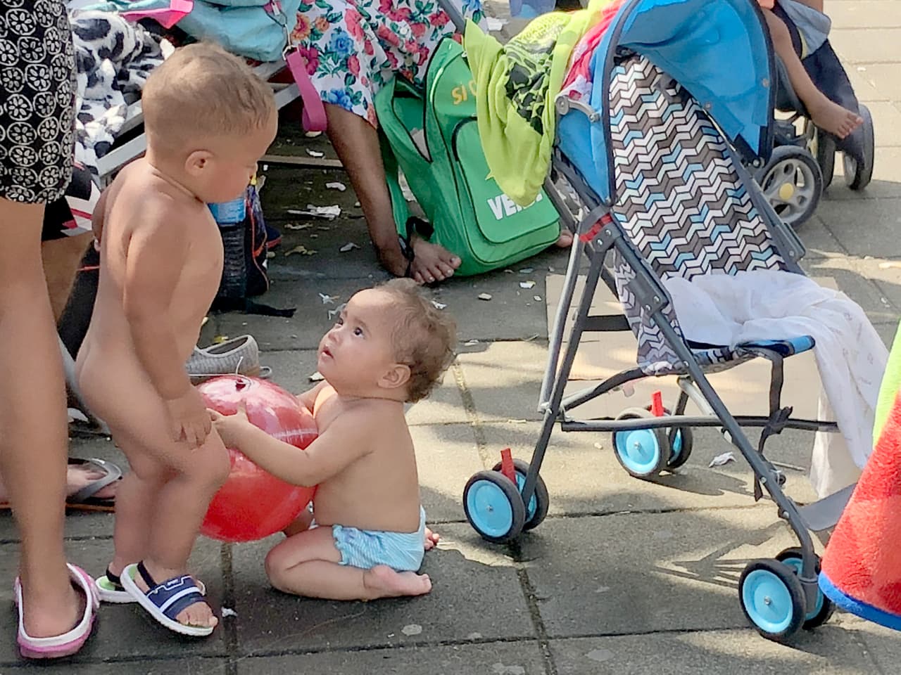 “No he visto seres más vulnerables que los niños de la caravana”.