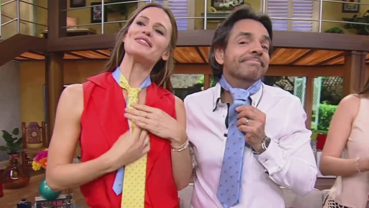 Eugenio Derbez y Jennifer Garner son expertos en nudos de corbatas: la competencia que los puso a prueba