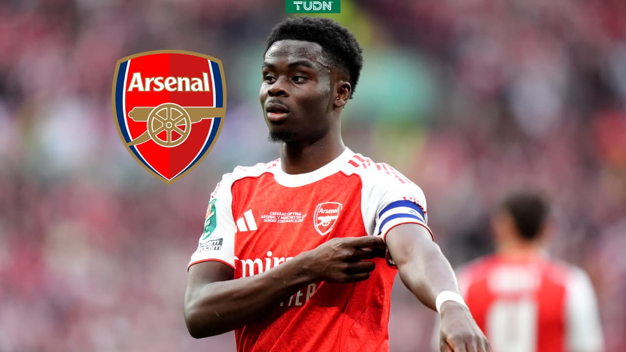 Arsenal sufre sensible baja: Bukayo Saka no jugará ante Sporting en Champions League