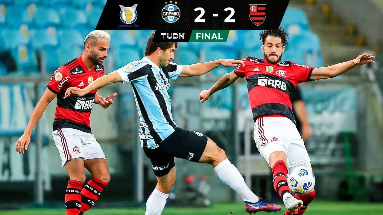 Resumen | Flamengo mantiene a Gremio en zona de descenso