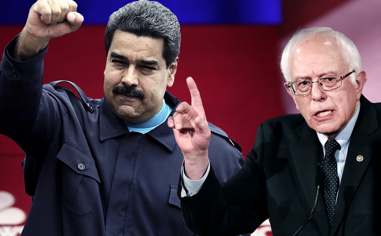 El apoyo de Maduro a su "amigo revolucionario" Bernie Sanders