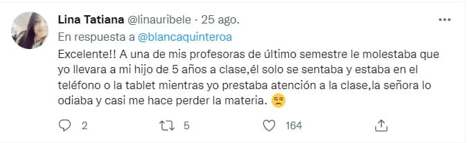 Una usuaria contó la experiencia que ella vivió con otra docente