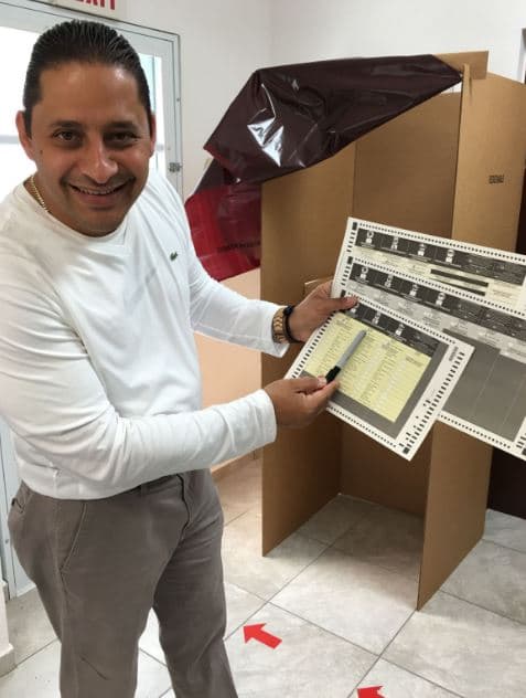 Asi han votado los candidatos políticos