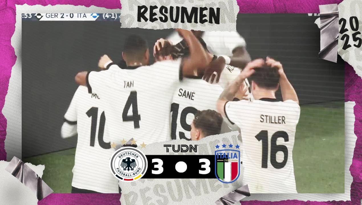 Alemania empata con Italia, pero avanza a semifinales de la UEFA Nations League 