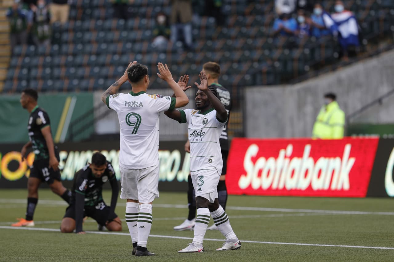 Con hat trick de Yimmy Chará y goles de Marvin Loría y Diego Valeri, los Portland Timbers logran vencer a Marathón con un global de 7-0 y aseguran su lugar en la siguiente fase.