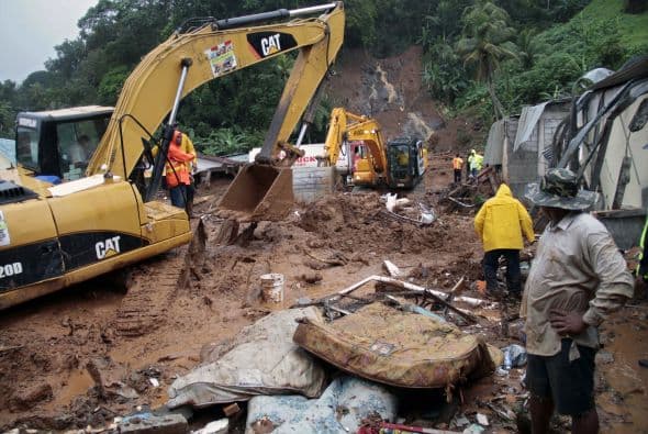 Las precipitaciones han generado derrumbes, inundaciones y deslizamientos de tierra.