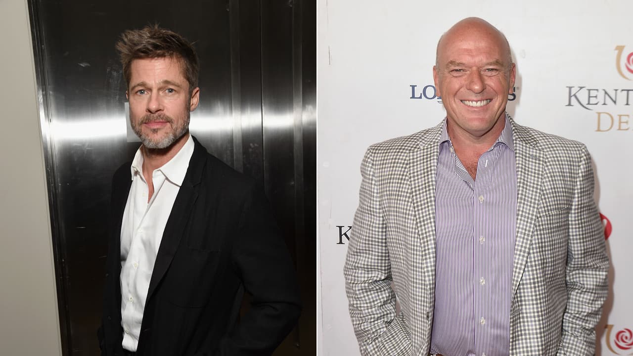 Brad Pitt y Dean Norris tienen la misma edad y aunque Pitt parece algo más joven, ya está por los 57 años de vida.