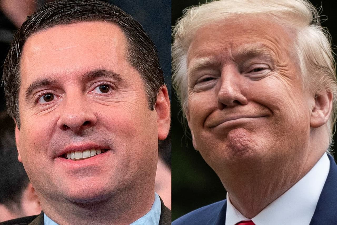 Trump condecorara al congresista Nunes por evitar "derrocamiento de un presidente"