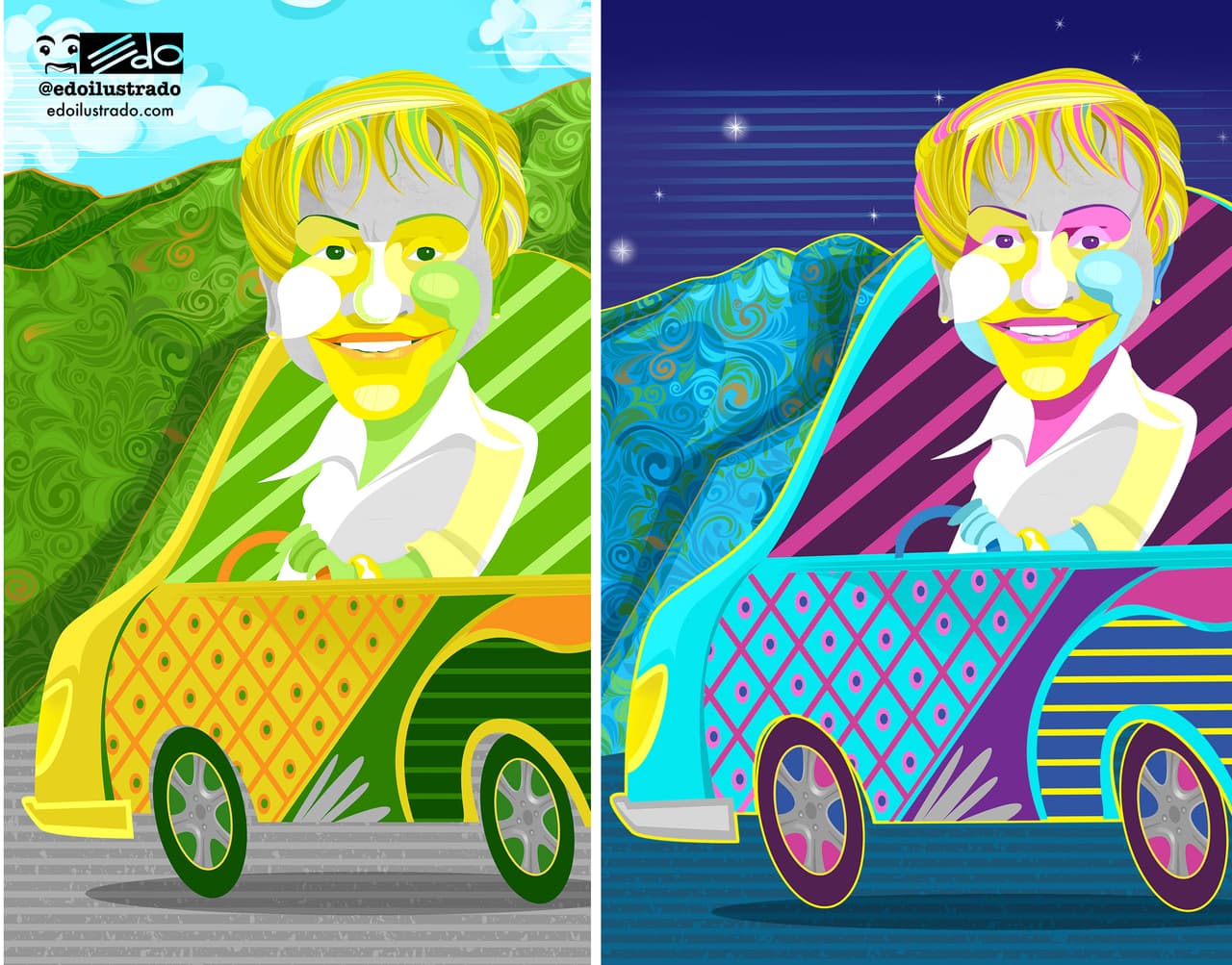 "Conductores de un país", la obra del artista plástico Edo Sanabria, cuenta con Sofía Imber.