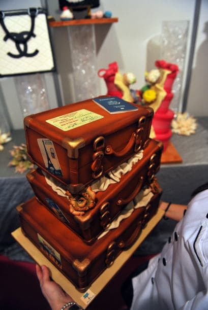 Y esto quedó claro en la feria de repostería de Sevilla, España, donde pudimos ver cosas como este juego de baúles.