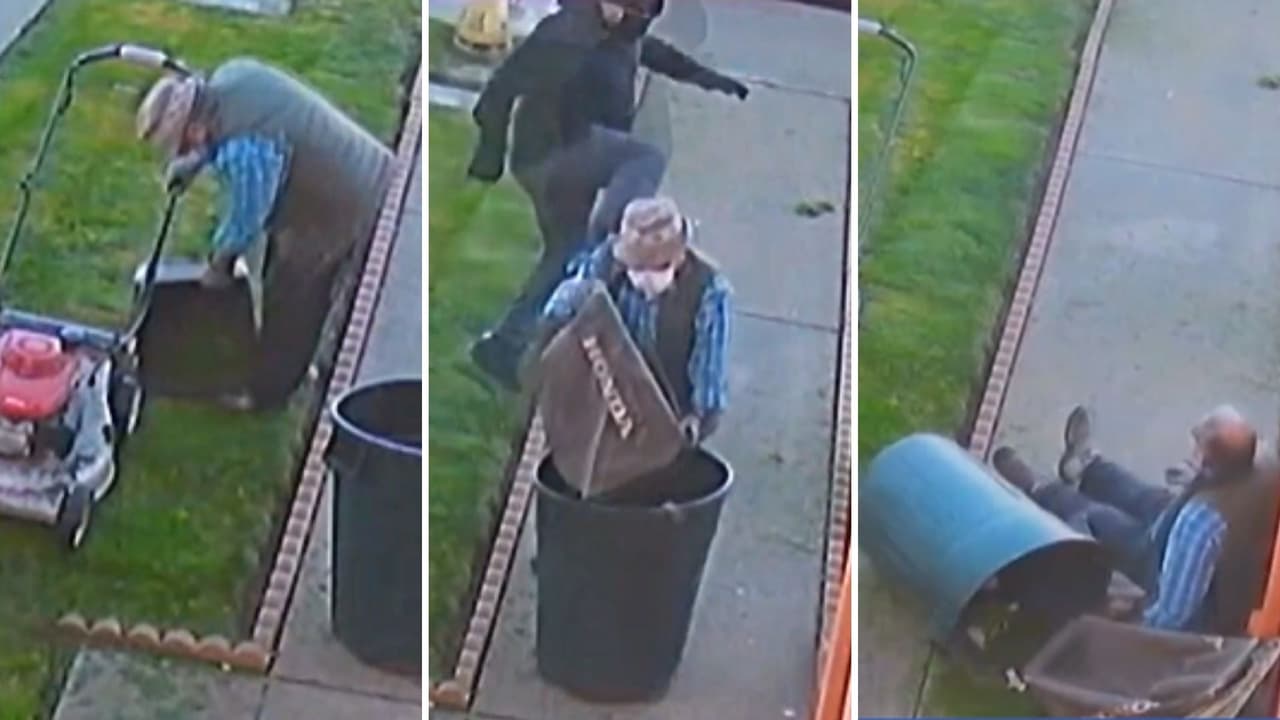 Abuelito hispano es atacado dos veces en el patio de su propia casa