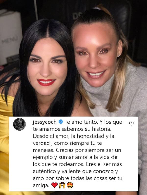 Su gran amiga, la actriz Jessica Coch, recalcó que Maite es una persona "honesta", "auténtica y valiente".