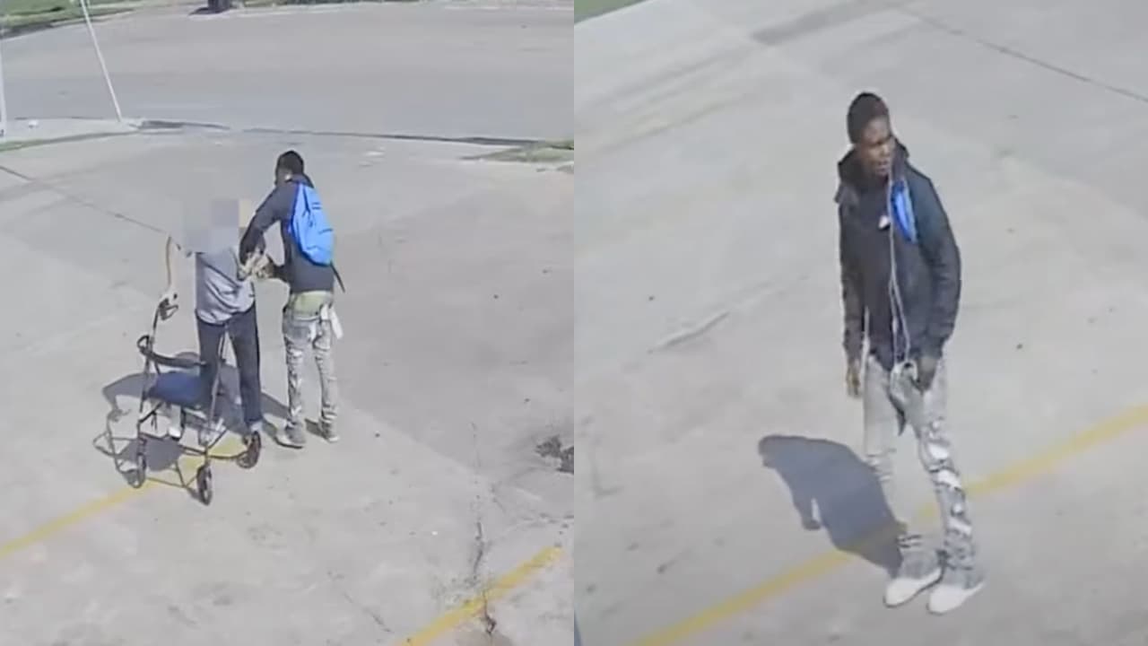 Adulto mayor cae al suelo tras ser víctima de un violento robo en Houston; perdió todo su dinero