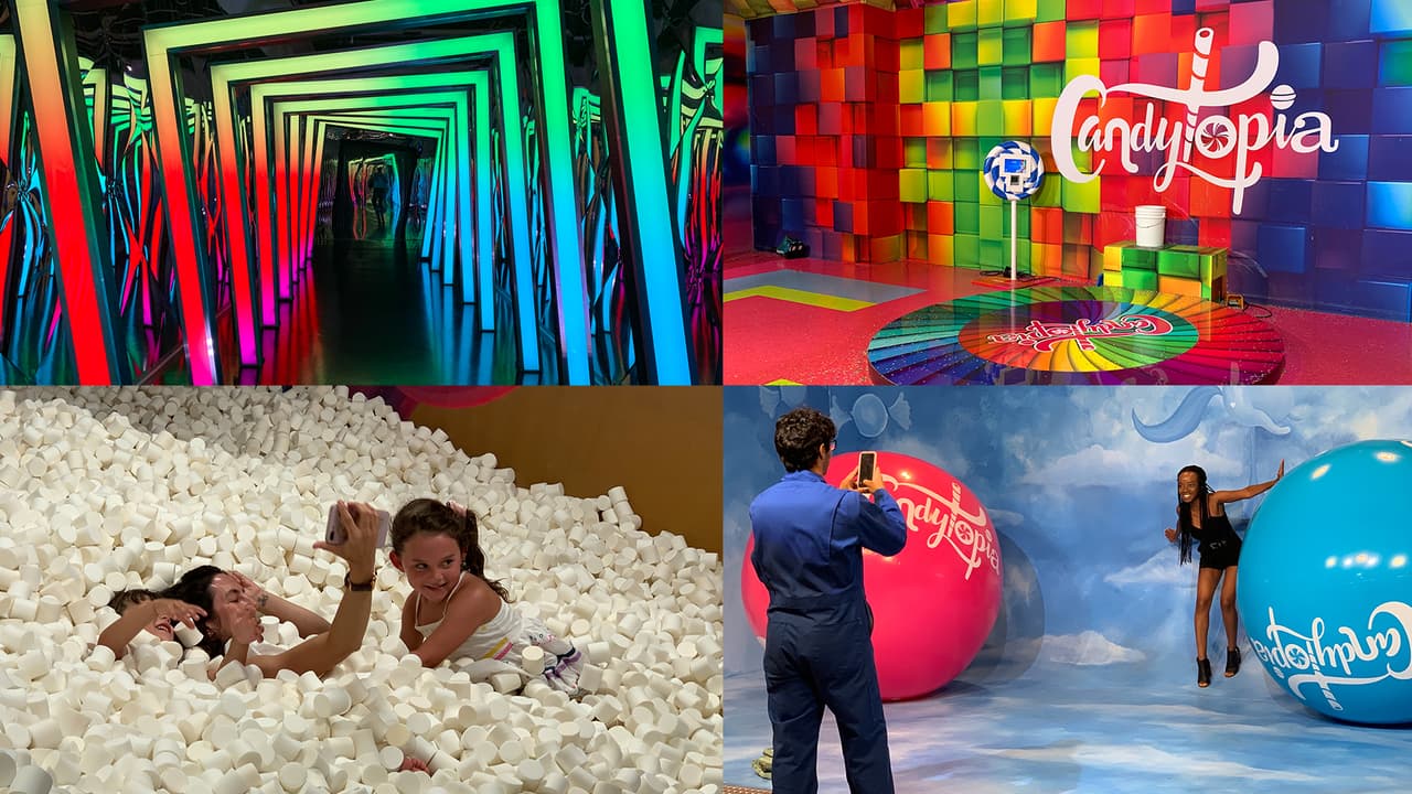 Descubre un mundo de dulces y caramelos con la exhibición interactiva Candytopia en Houston