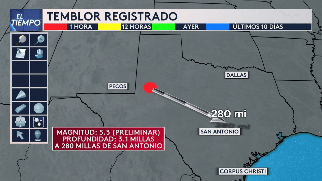 Terremoto de 5.3 azota el oeste de Texas y dicen sentirlo en San Antonio