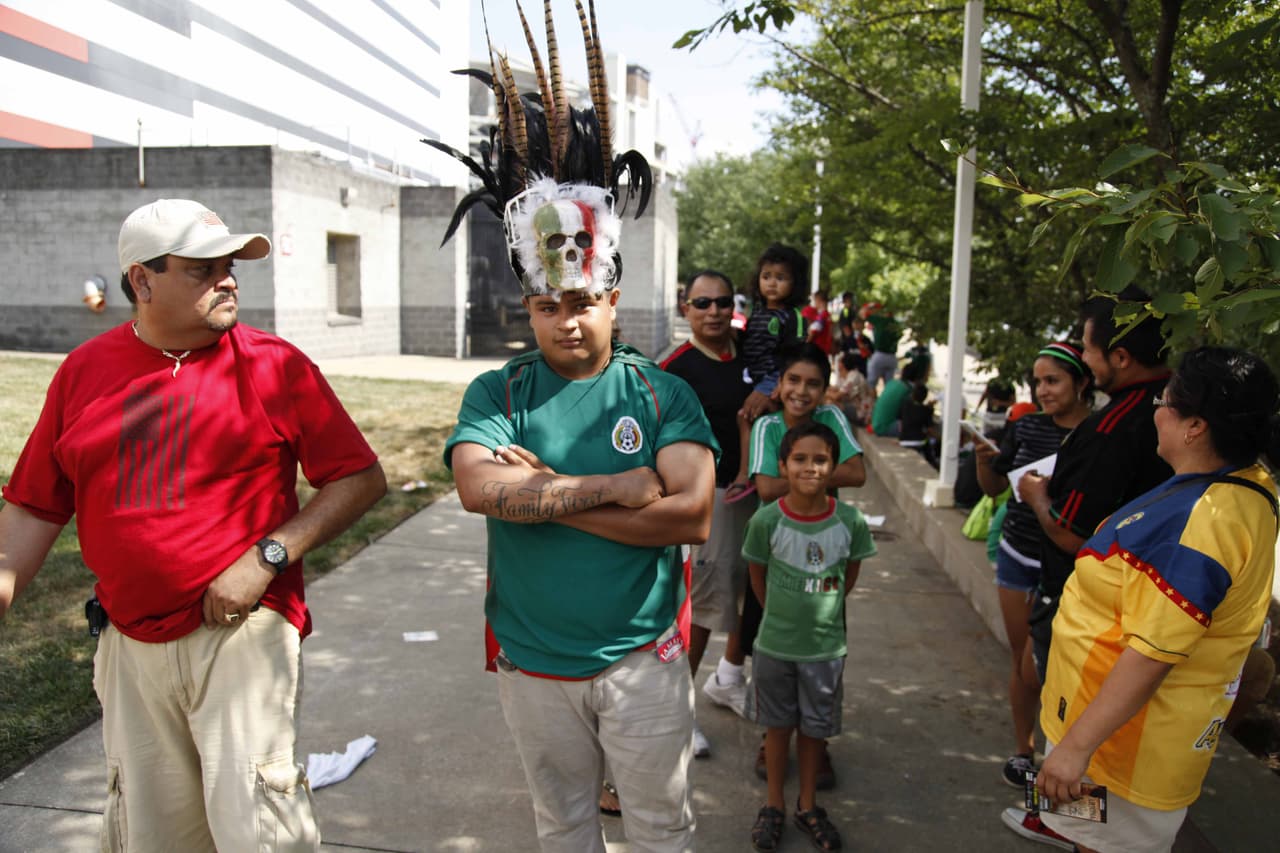 Atlanta vivió la fiesta de las semifinales de la Copa Oro 2015 con los duelos Estados Unidos vs. Jamaica y México vs. Panamá.