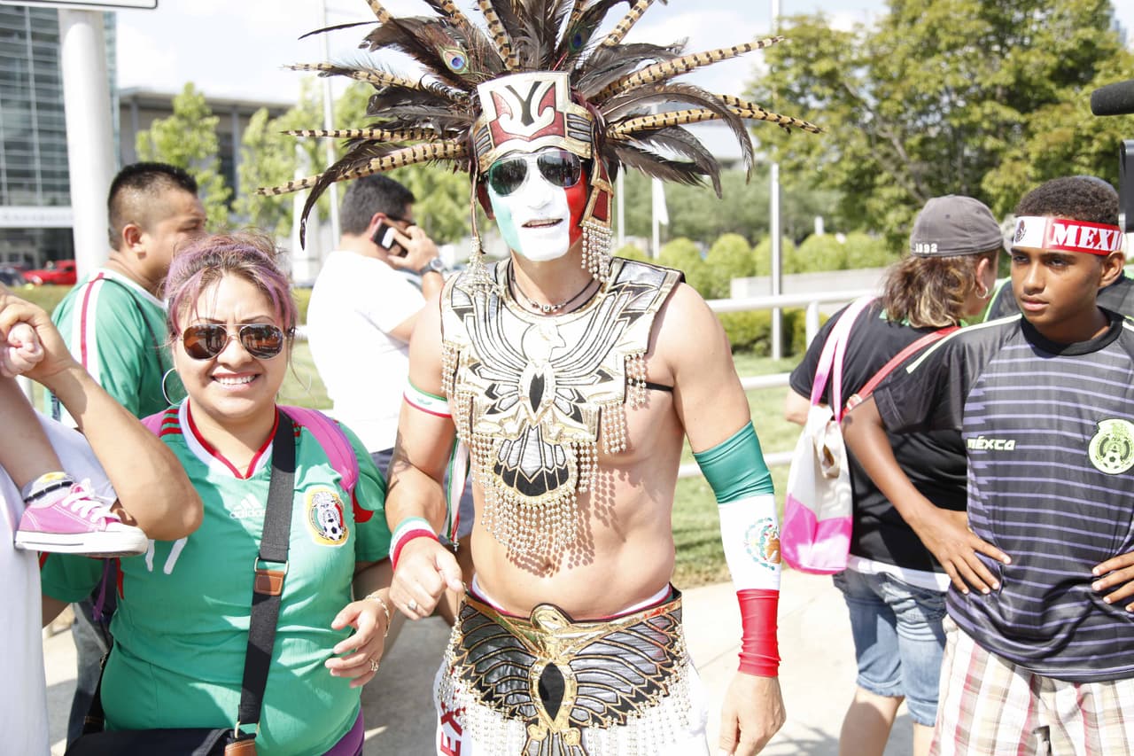 Atlanta vivió la fiesta de las semifinales de la Copa Oro 2015 con los duelos Estados Unidos vs. Jamaica y México vs. Panamá.