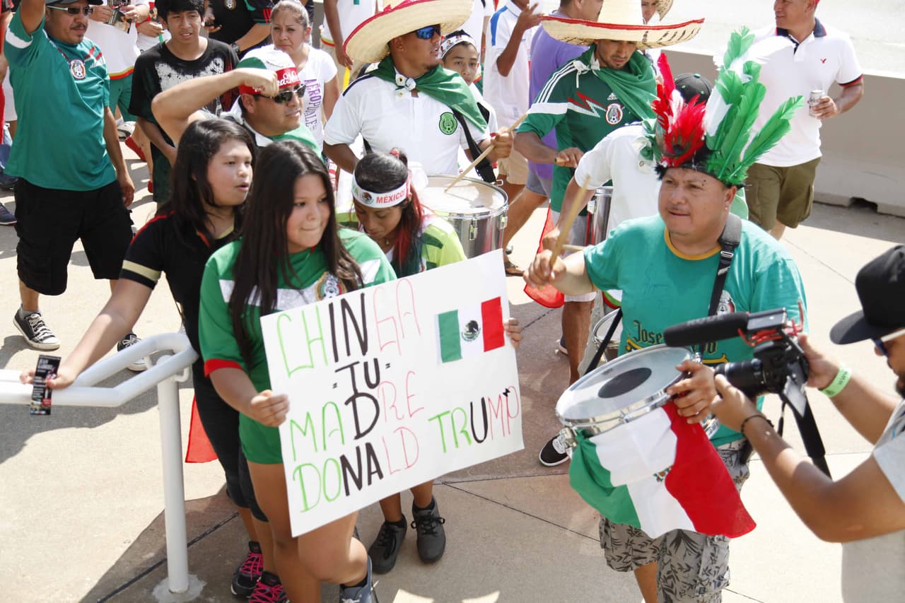 Atlanta vivió la fiesta de las semifinales de la Copa Oro 2015 con los duelos Estados Unidos vs. Jamaica y México vs. Panamá.