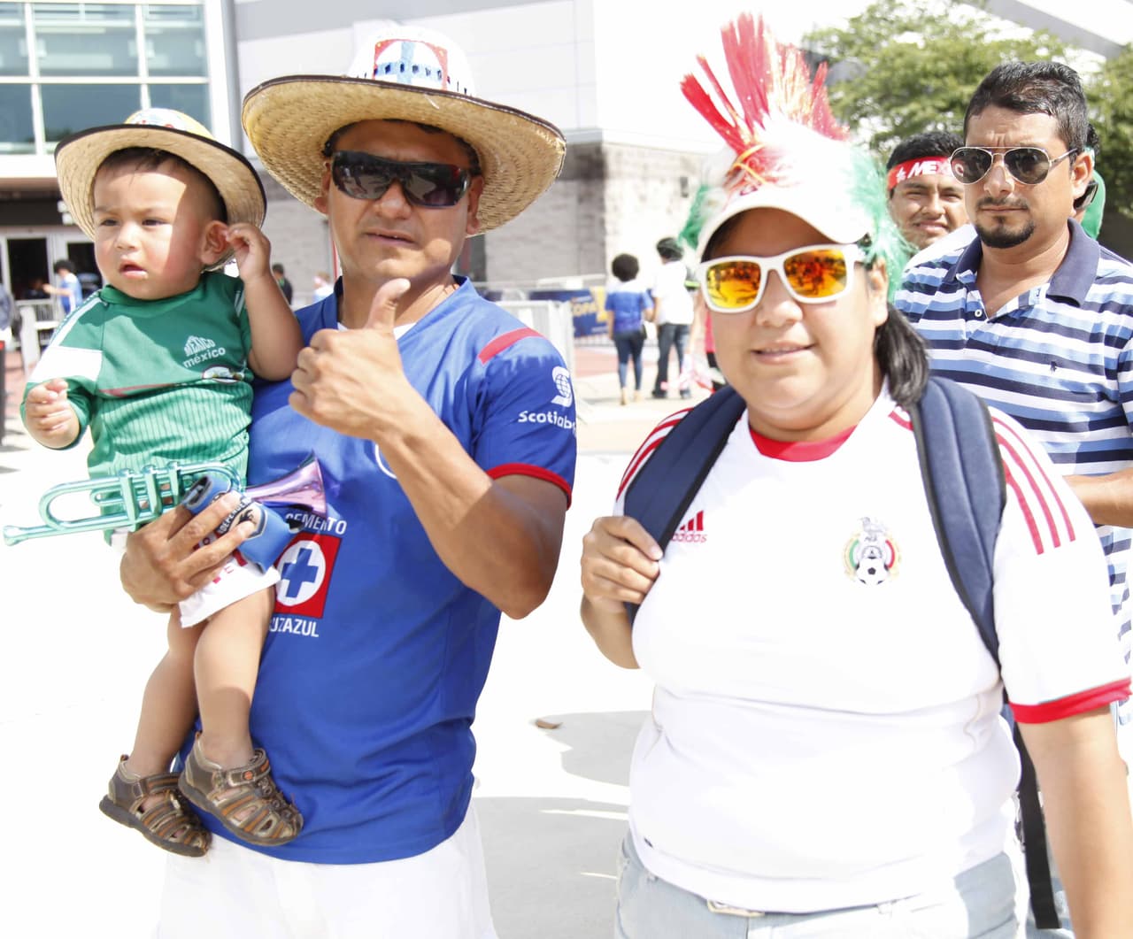 Atlanta vivió la fiesta de las semifinales de la Copa Oro 2015 con los duelos Estados Unidos vs. Jamaica y México vs. Panamá.