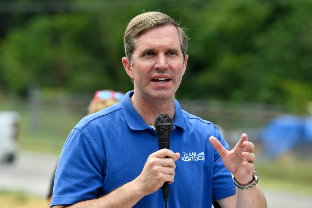 Andy Beshear, gobernador de Kentucky.