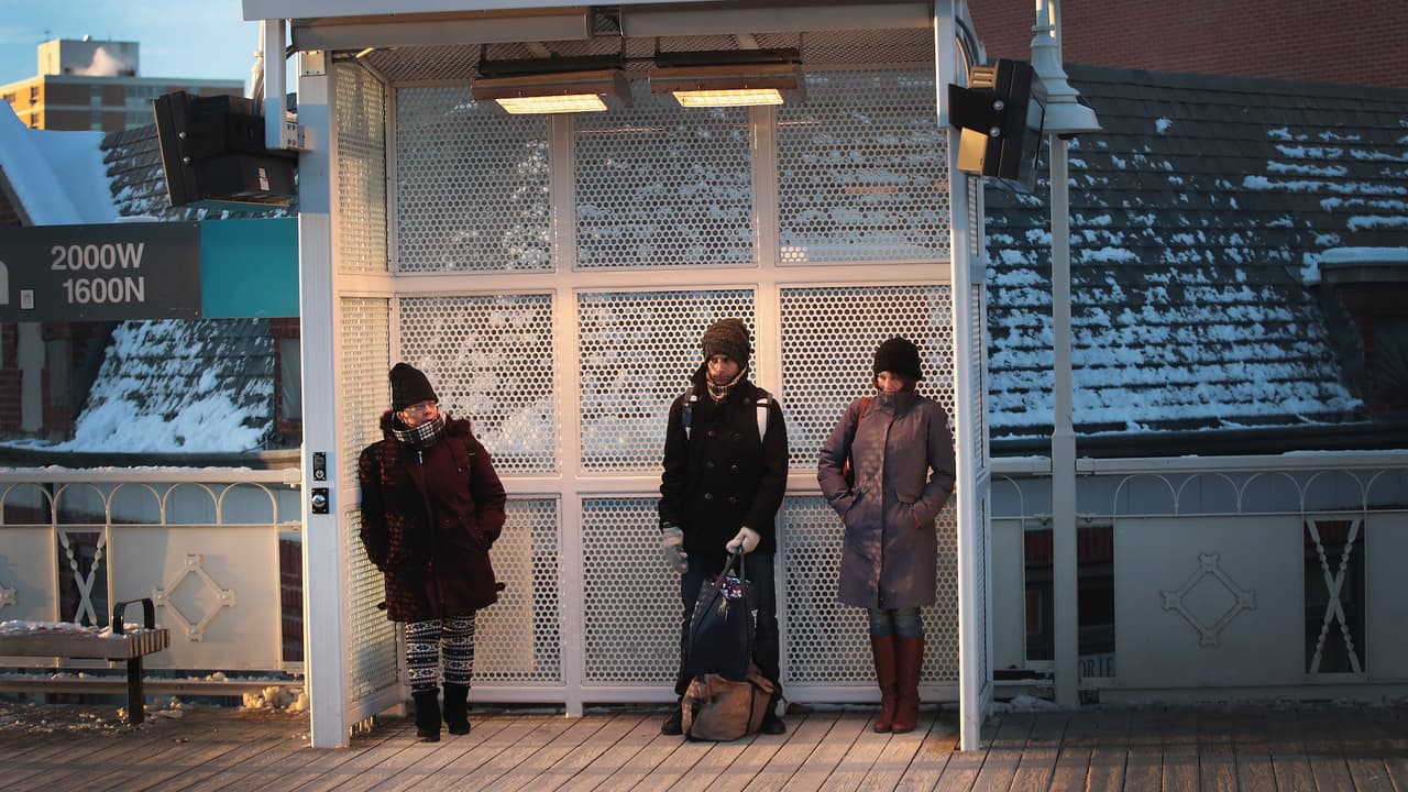 Chicago podría tener una sensación térmica de -15 grados Fahrenheit durante la noche del sábado