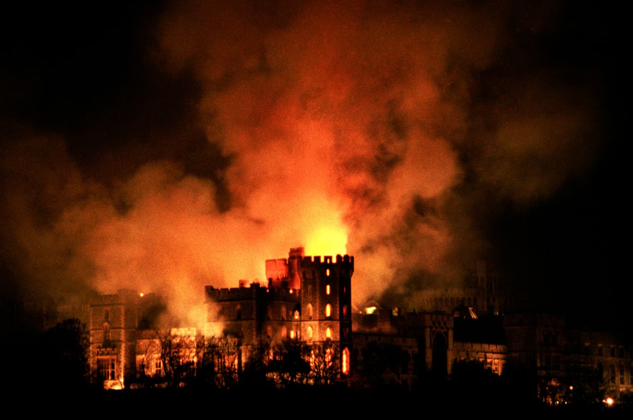 El incendio del castillo de Windsor