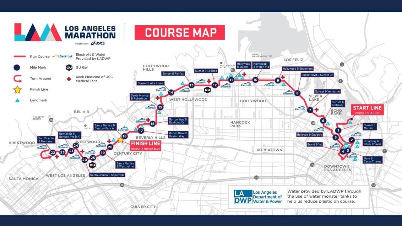 LA Maratón 2023: rutas y calles cerradas, tenemos zonas y horas de los cierres