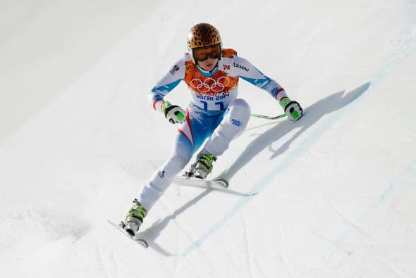 No sólo por su rostro y belleza, también por su talento con el esquí ya que tiene 5 victorias en la Copa del Mundo de Esquí Alpino.