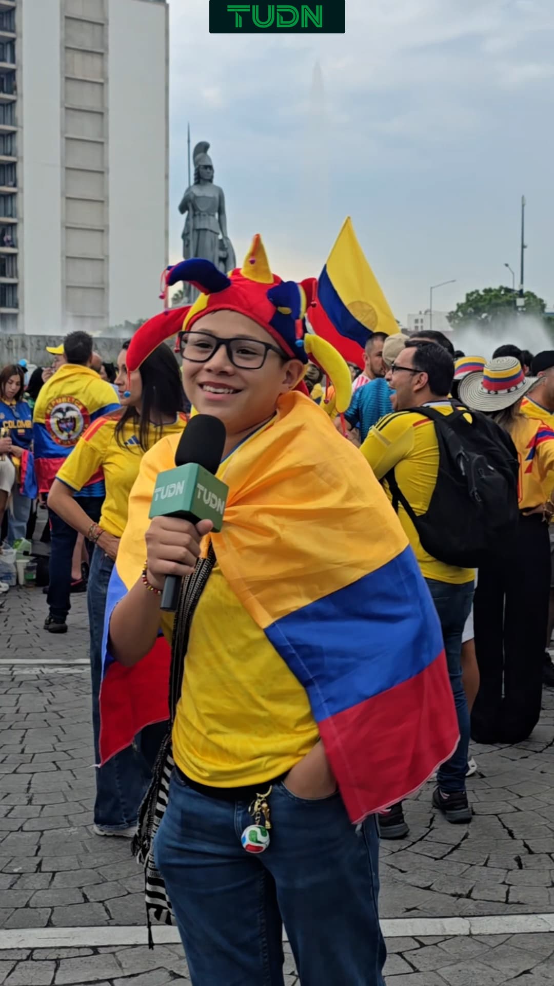 Fanáticos de Colombia dan sus mejores frases en Guadalajara