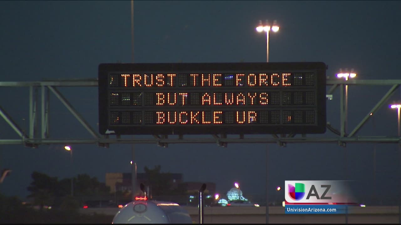 "Que la fuerza te acompañe" en las autopistas de Phoenix