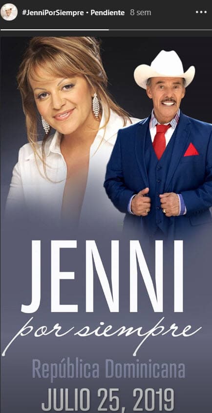 Uno de los más recientes fue la invitación que le hizo Pedro Rivera para participar en el homenaje a 'La diva de la banda' denominado 'Jenni por siempre', el cual se llevó a cabo hace unos días en República Dominicana.