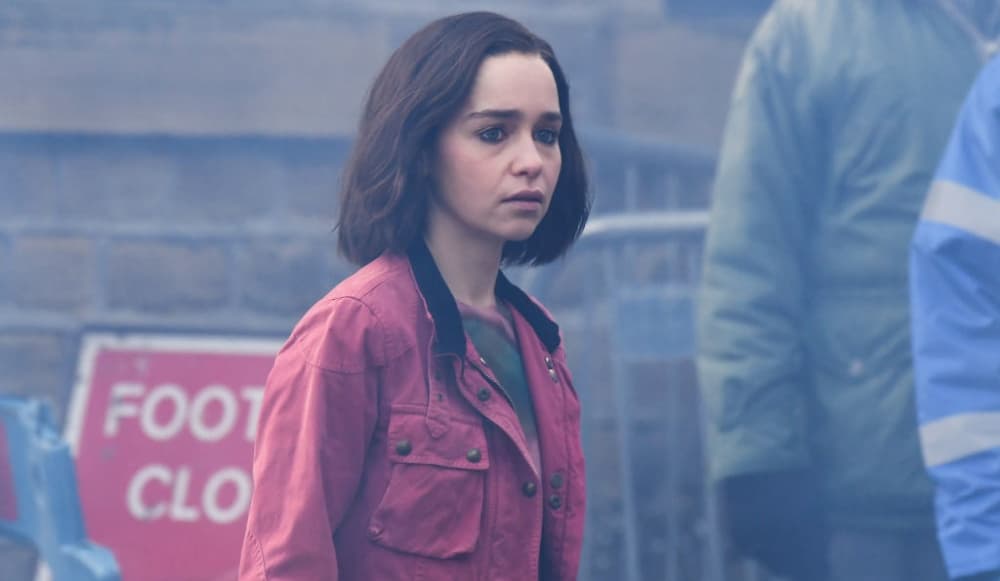 Emilia Clarke en el set de 'Secret Invasion'.