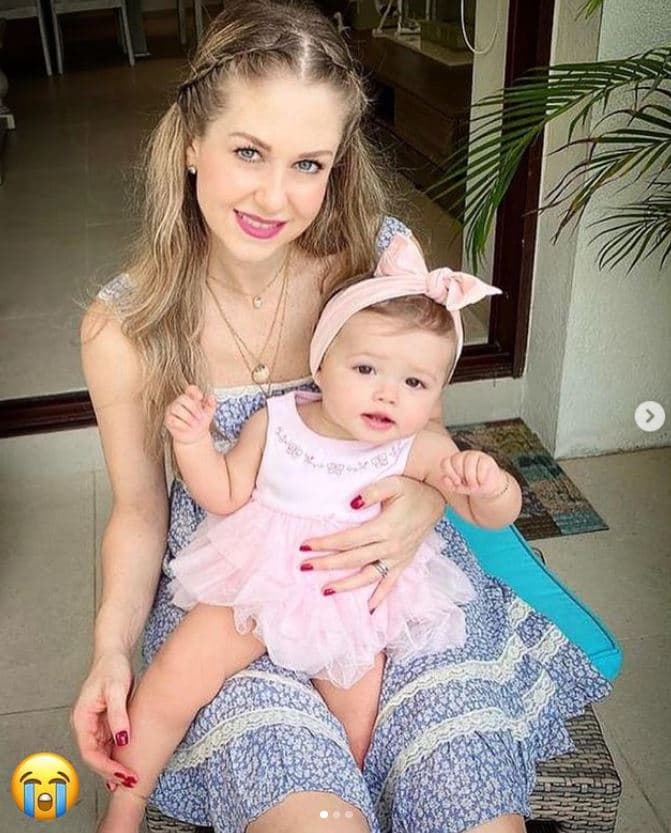 La actriz de 42 años explicó en Instagram que a pesar que su pequeña y ella gozaron de salud durante el confinamiento, sí sintió tristeza de que Martina creció durante largo tiempo sin convivir con más niños.