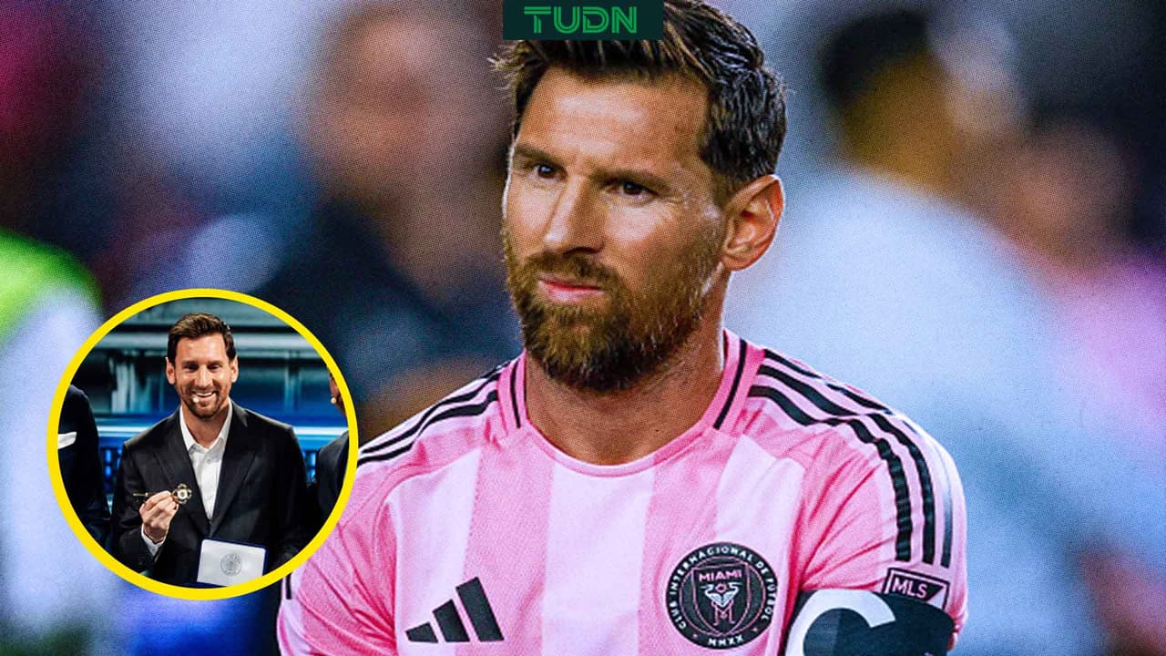 Leo Messi recibe las llaves de la Ciudad de Miami